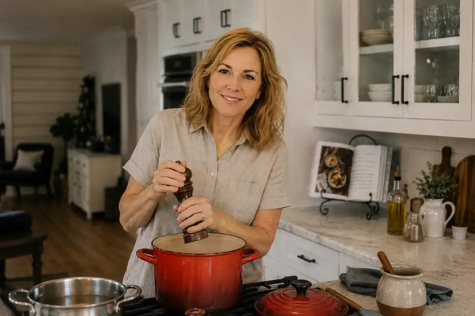 Dans ma cuisine - Laura prépare une salade protéinée